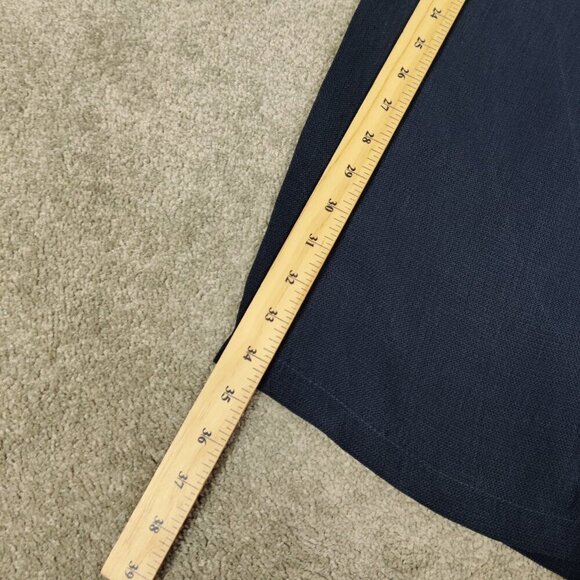 Carrina Belle Women's Cargo Skirt Sz 14 Navy Rayon Blend Casual Summer Outerwear - Picture 8 of 9